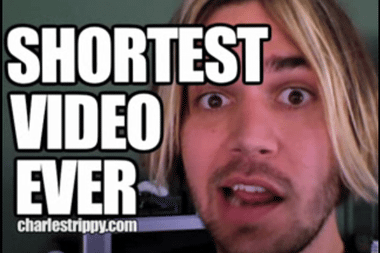 YouTube - Shortest Video Ever On YouTube!