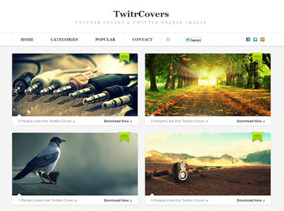Twitterのヘッダー用におしゃれな画像を配布しているサイト Twitrcovers K Conf