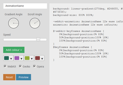 ゆっくりと変化するグラデーション背景が作成できる Css Gradient Animator K Conf